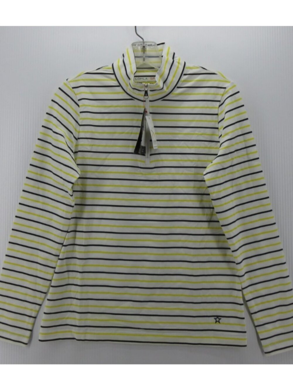 Lohla Sport Top Medium Large Golf Shirt 1/4 Zip Performance NEW